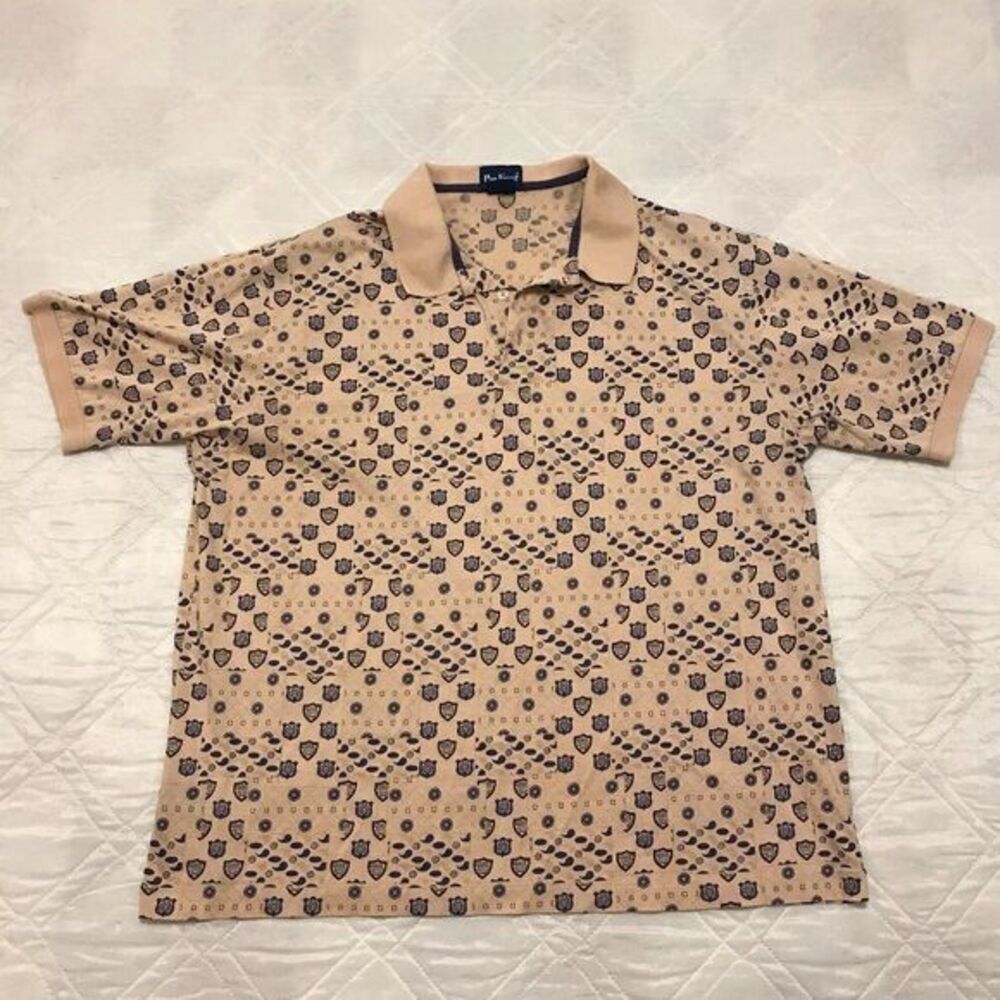 Par Four tan Polo‎ shirt XL